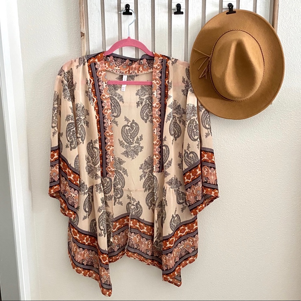 Target unique print kimono!